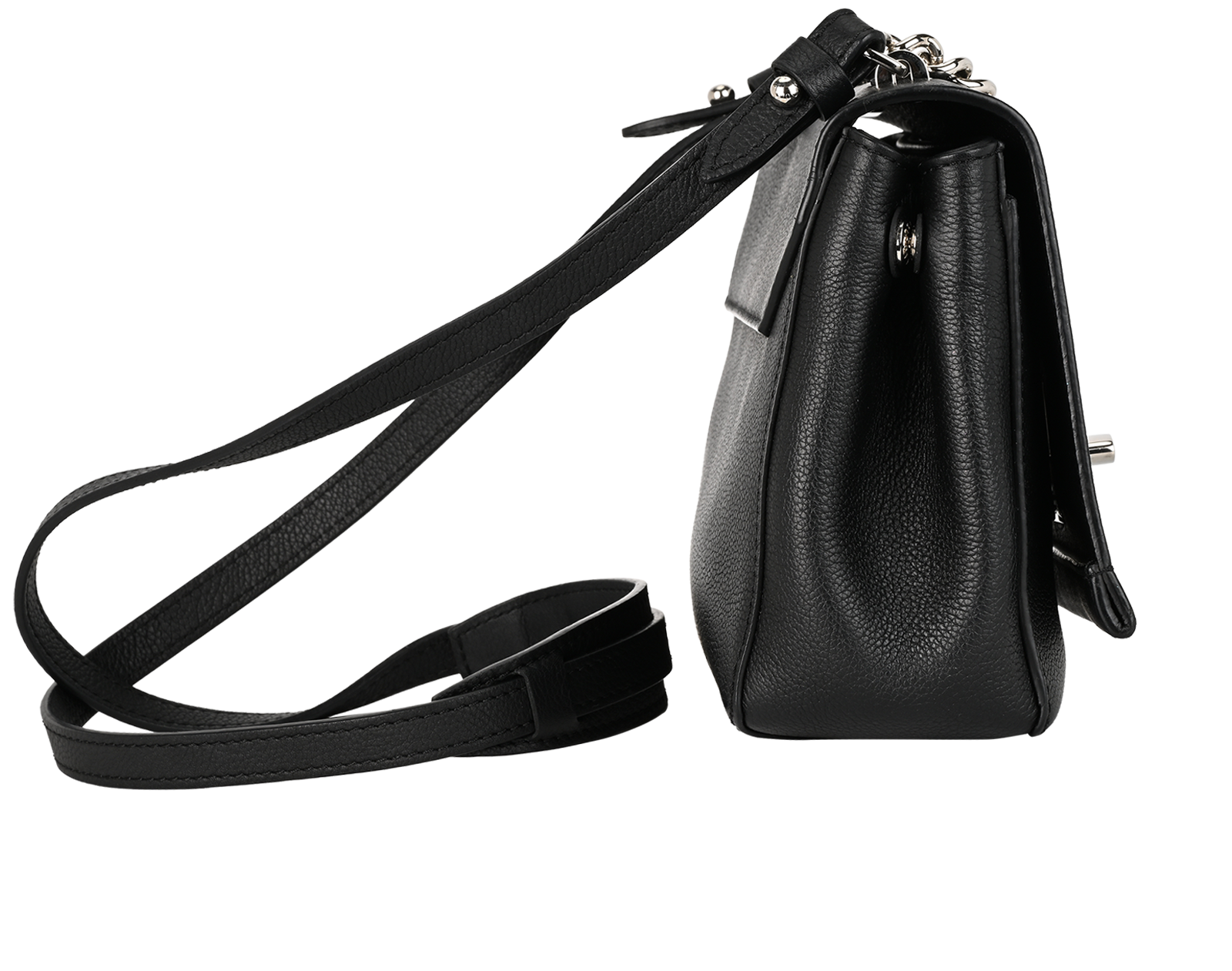 Lockme II BB, &pound;1,100, Handbags, Black, Leather, Side view